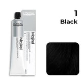 L'Oréal Professionnel Majirel 1/1N (Black) Permanent Hair Color – 50ml